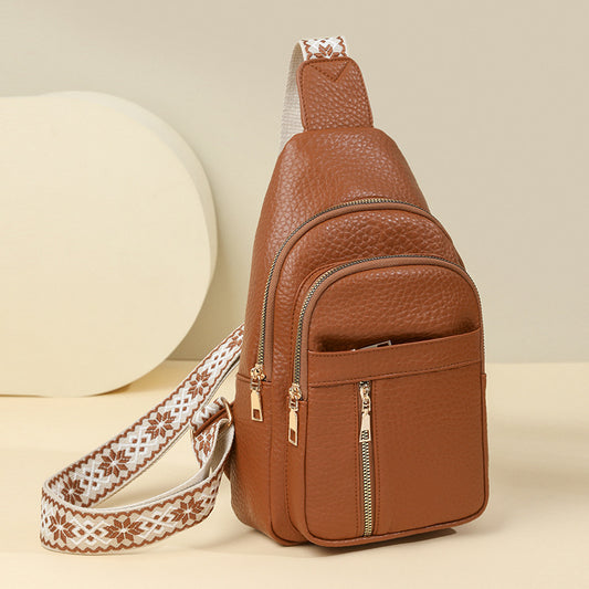 Retro Multifunctional Chest Shoulder Bag