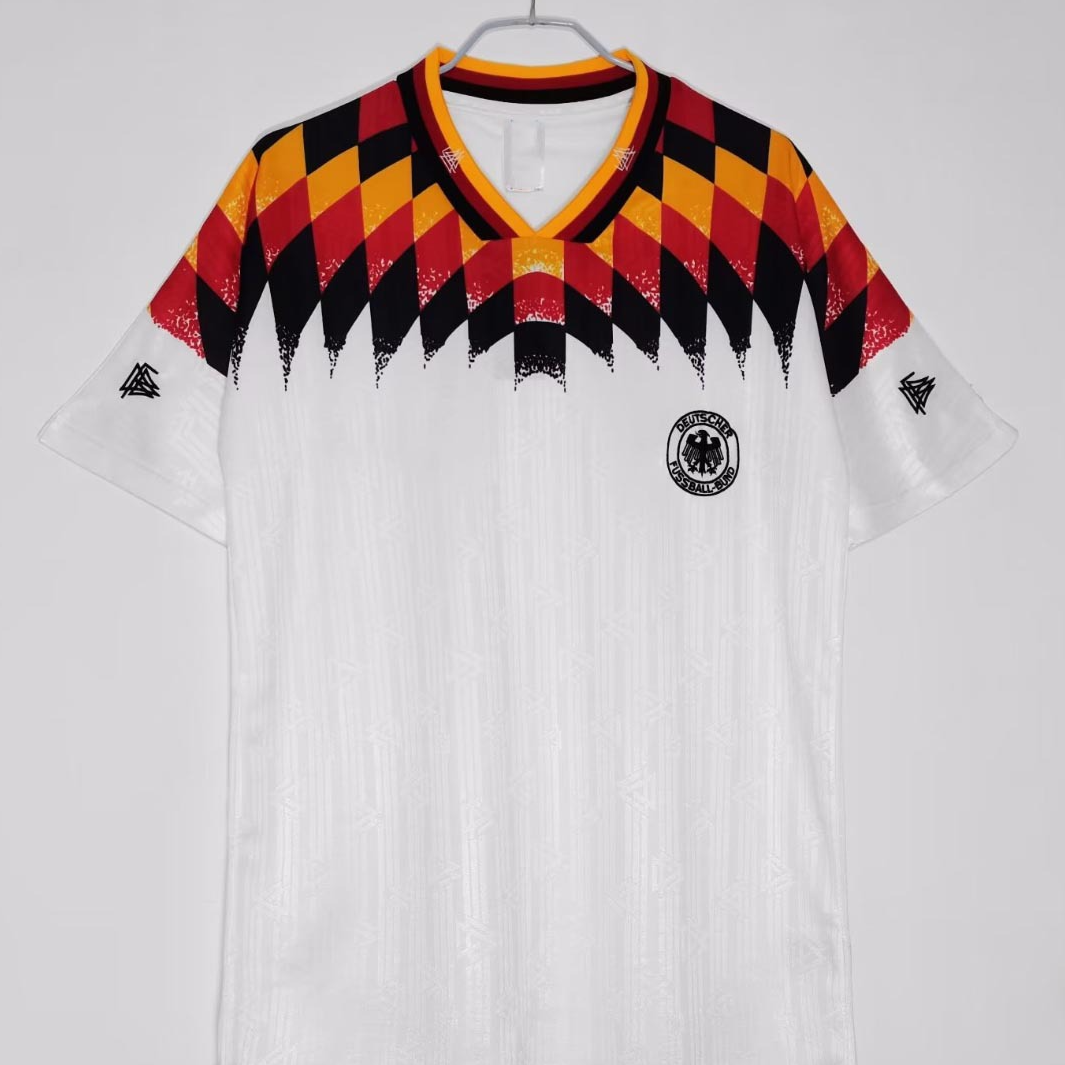 Retro National Team Football Short Sleeve Jersey