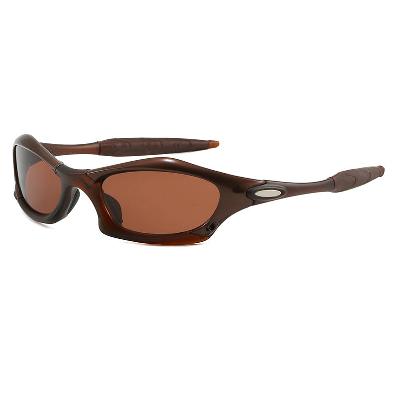 Retro Oval Frame Sunglasses