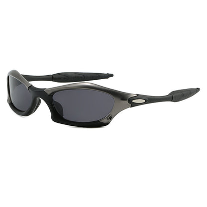 Retro Oval Frame Sunglasses