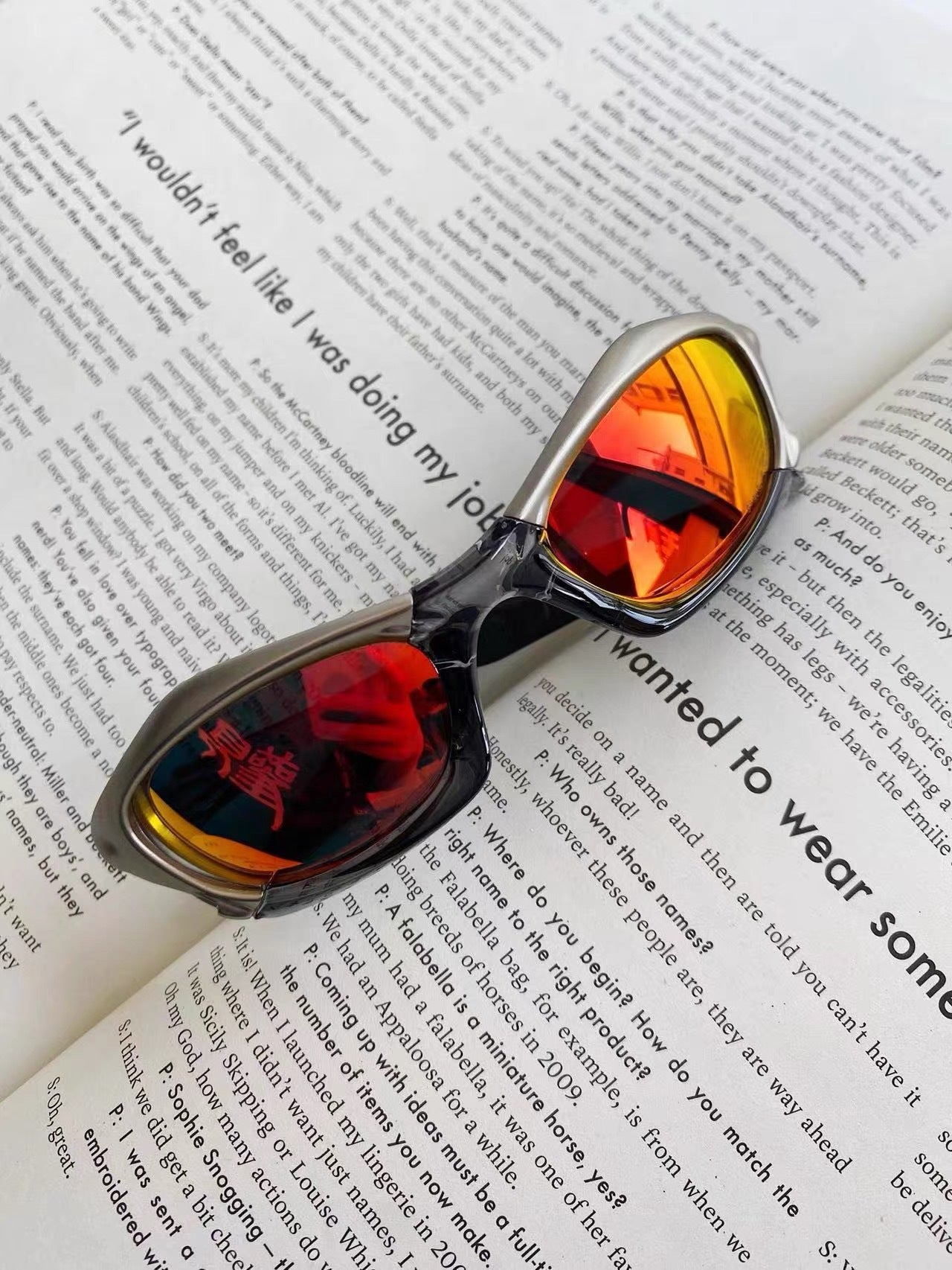 Retro Oval Frame Sunglasses