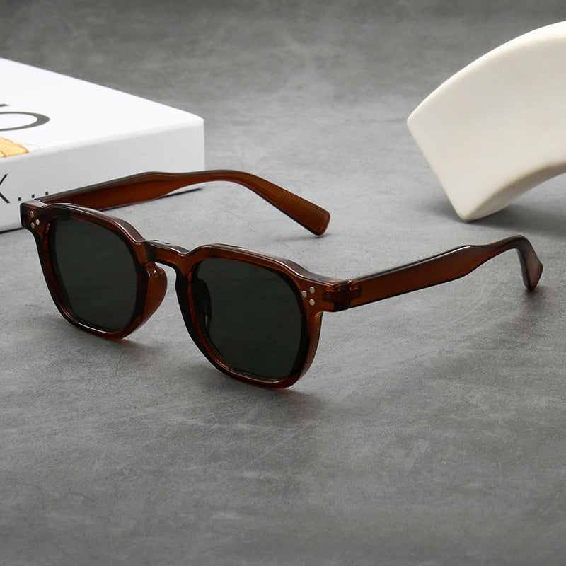 Retro Oval Frame Sunglasses