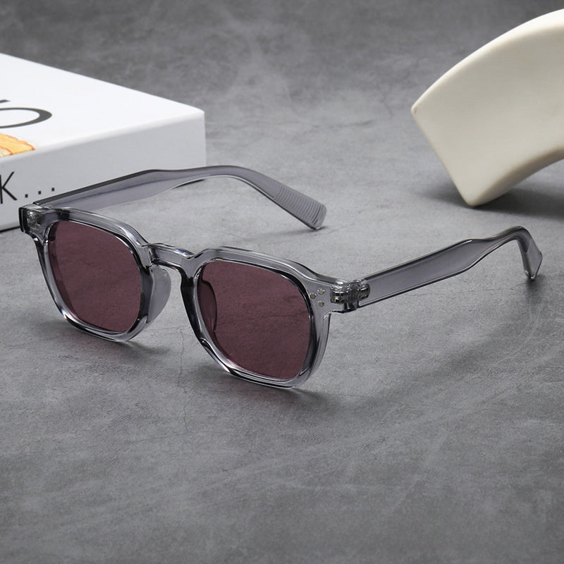 Retro Oval Frame Sunglasses