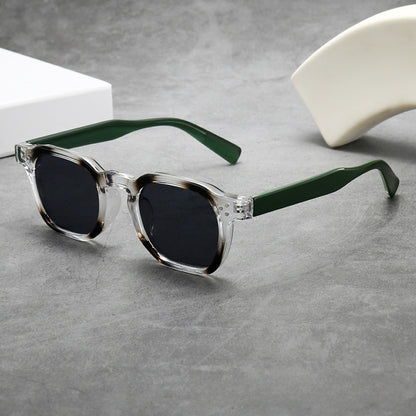 Retro Oval Frame Sunglasses