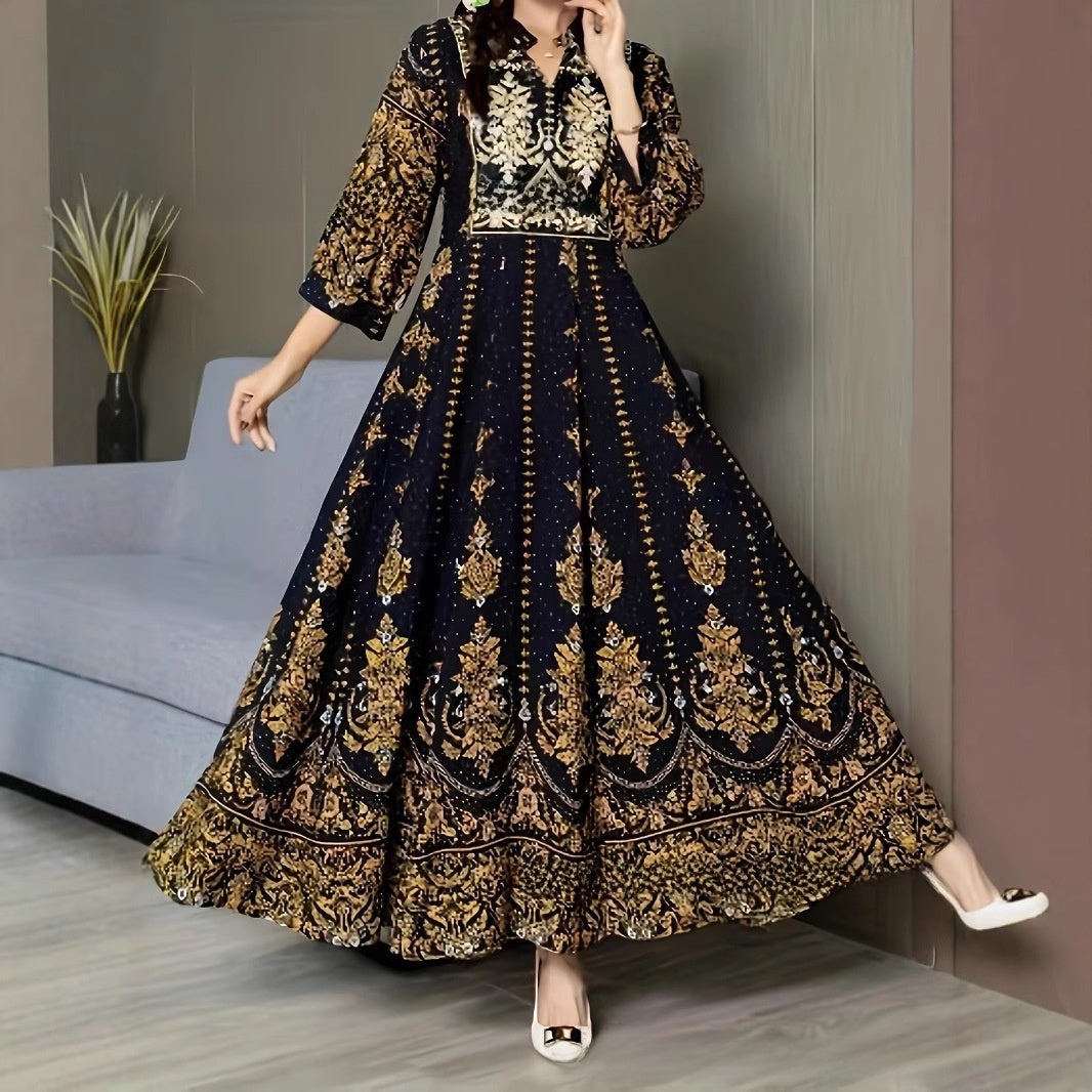 Retro Palace Style Dress