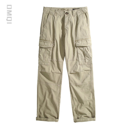 Retro Paratrooper Straight Cargo Pants