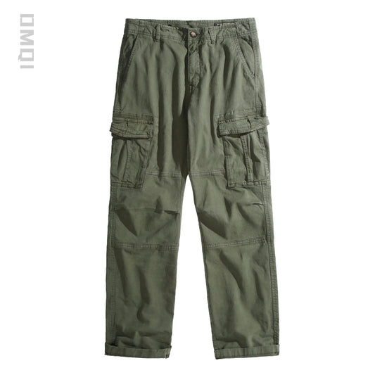Retro Paratrooper Straight Cargo Pants