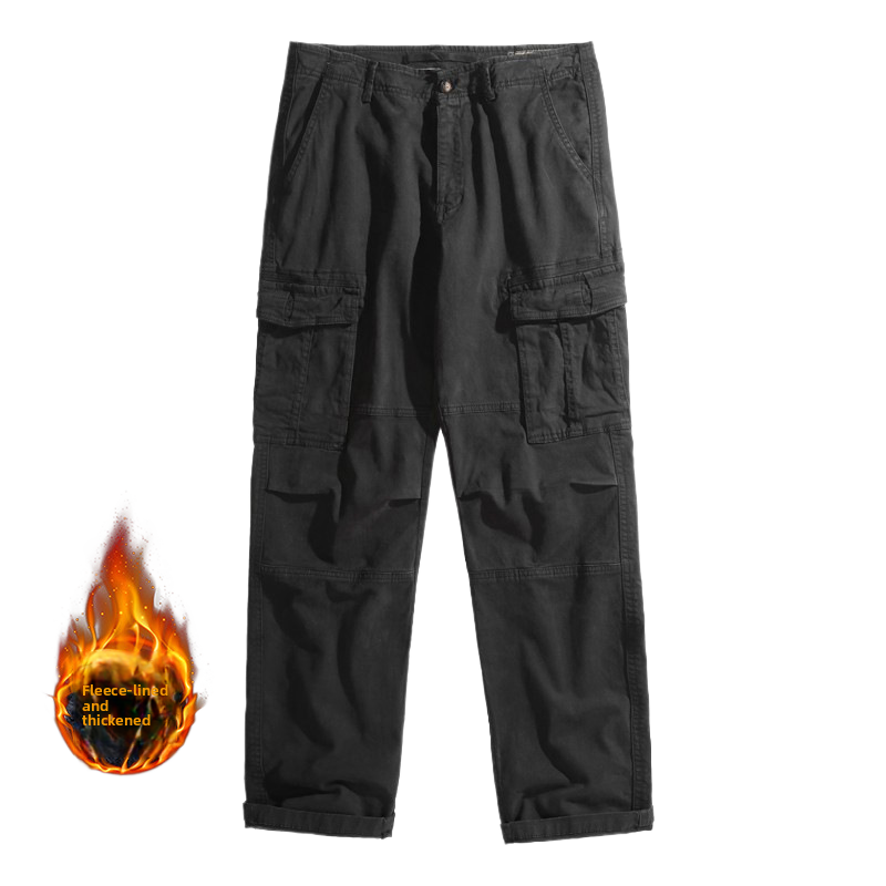Retro Paratrooper Straight Cargo Pants