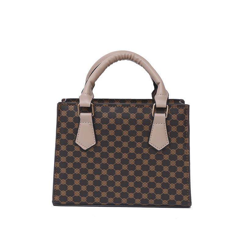 Retro pattern tote bag