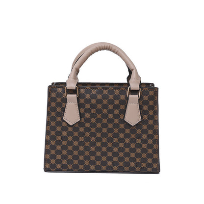 Retro pattern tote bag