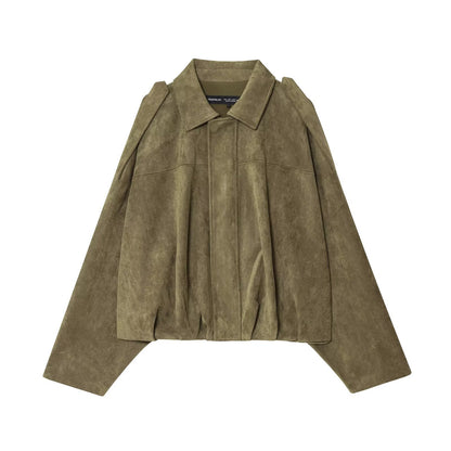 Retro pilot jacket coat