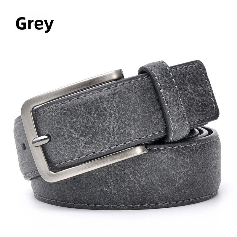 Retro Pin Buckle Mens Belt
