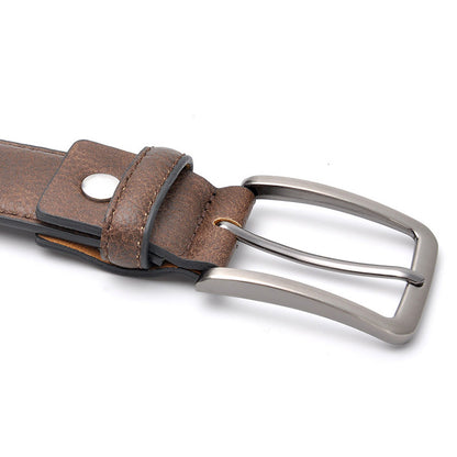 Retro Pin Buckle Mens Belt