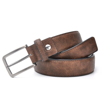 Retro Pin Buckle Mens Belt