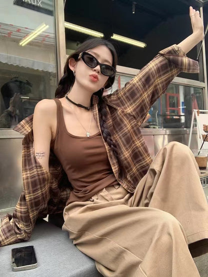 Retro plaid shirt
