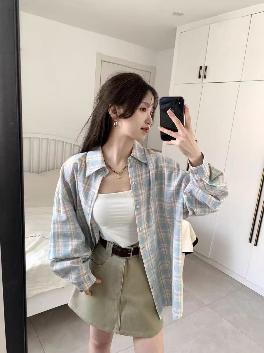 Retro plaid shirt