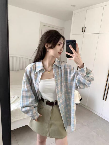 Retro plaid shirt