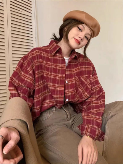 Retro plaid shirt