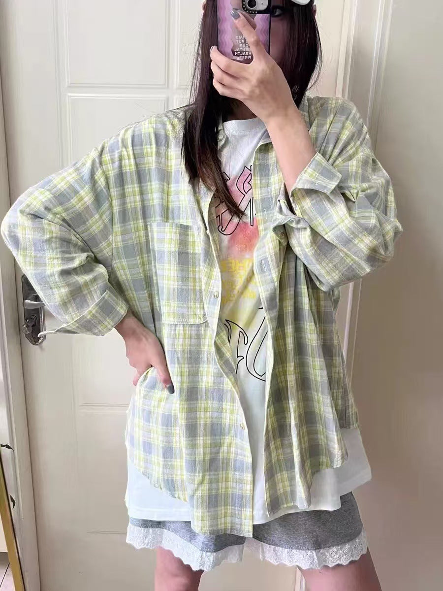 Retro plaid shirt