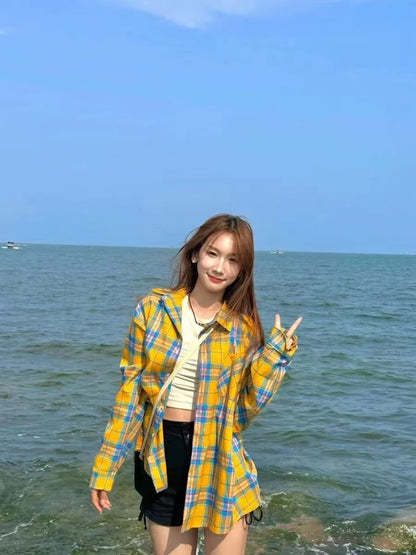 Retro plaid shirt