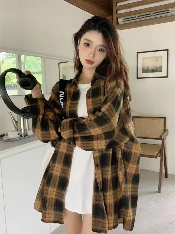Retro plaid shirt