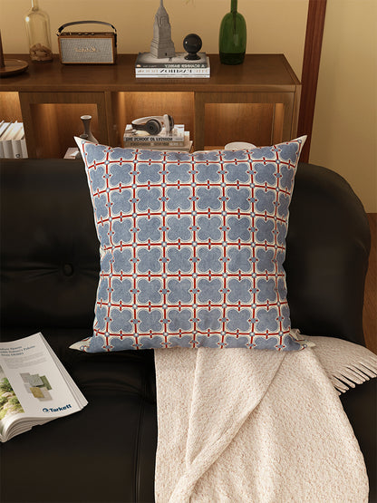 Retro Plaid Sofa Pillow Cushion