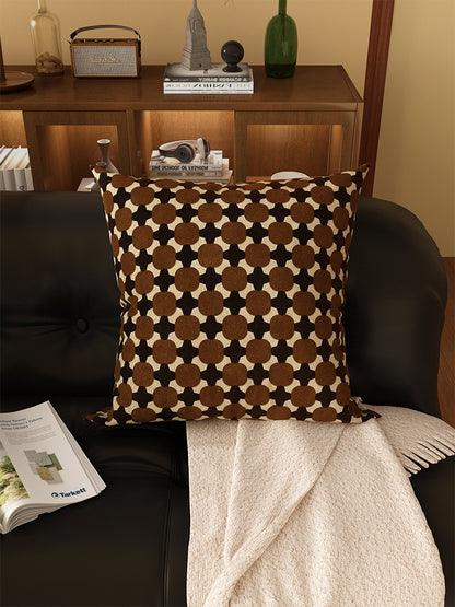 Retro Plaid Sofa Pillow Cushion
