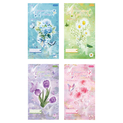 Retro Plant Pattern Stickers