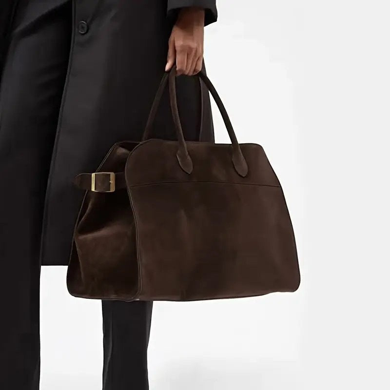 Retro Plush Tote Bag for Women