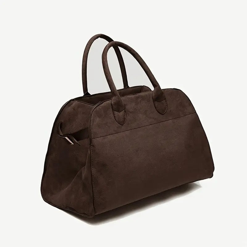 Retro Plush Tote Bag for Women