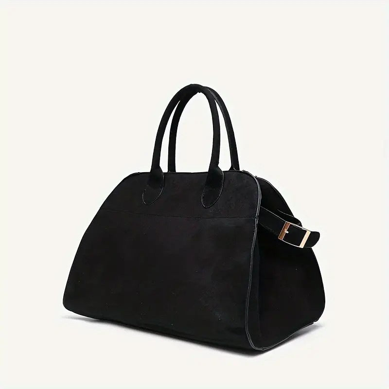 Retro Plush Tote Bag for Women