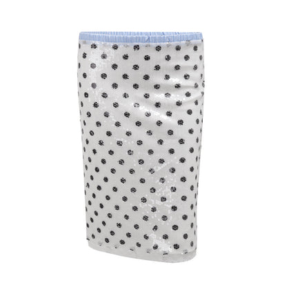 Retro Polka Dot Low Waist Skirt
