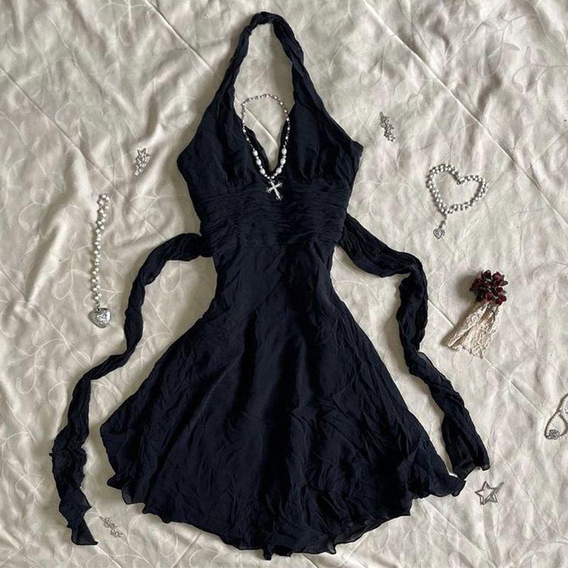 Retro Polka Dot Print A-line Sleeveless Dress