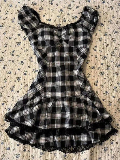 Retro Polka Dot Print A-line Sleeveless Dress