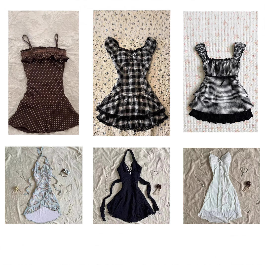Retro Polka Dot Print A-line Sleeveless Dress