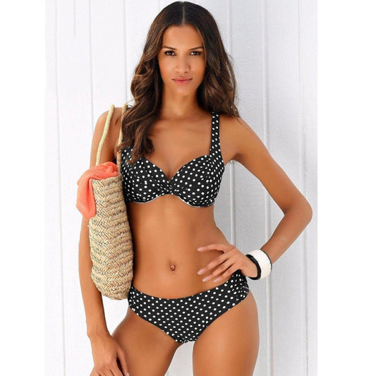 Retro Polka Dot Swimsuit