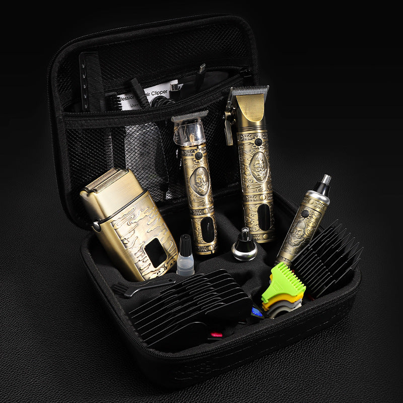 Retro pompadour electric hair clipper