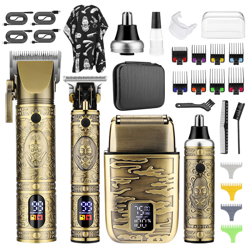 Retro pompadour electric hair clipper