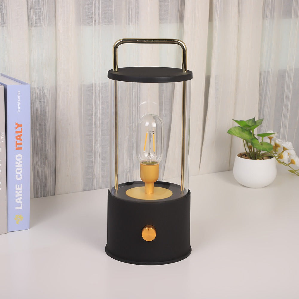 Retro portable camping hanging light