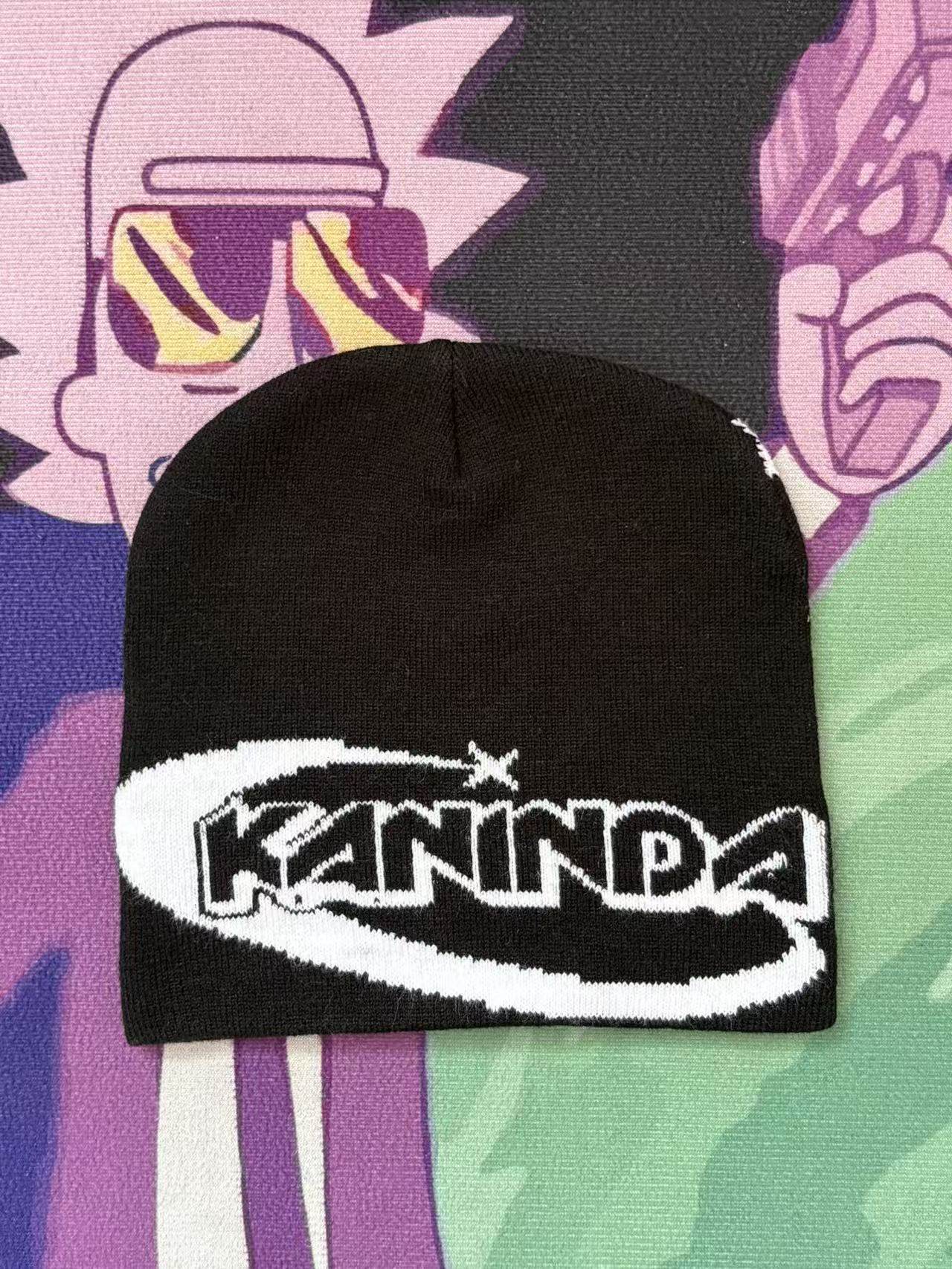 Retro Print Knitted Beanie