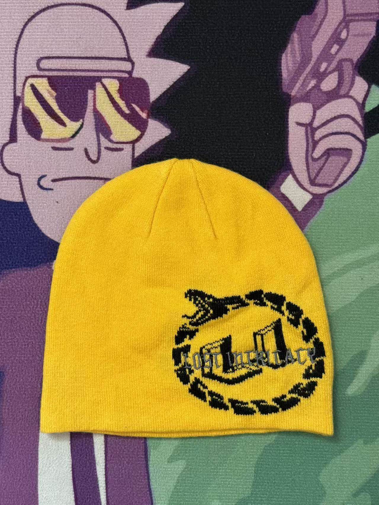 Retro Print Knitted Beanie