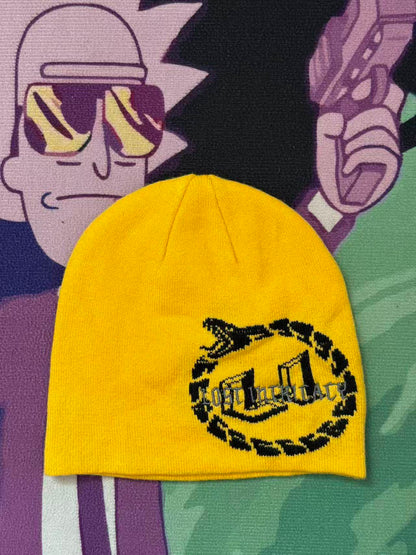 Retro Print Knitted Beanie