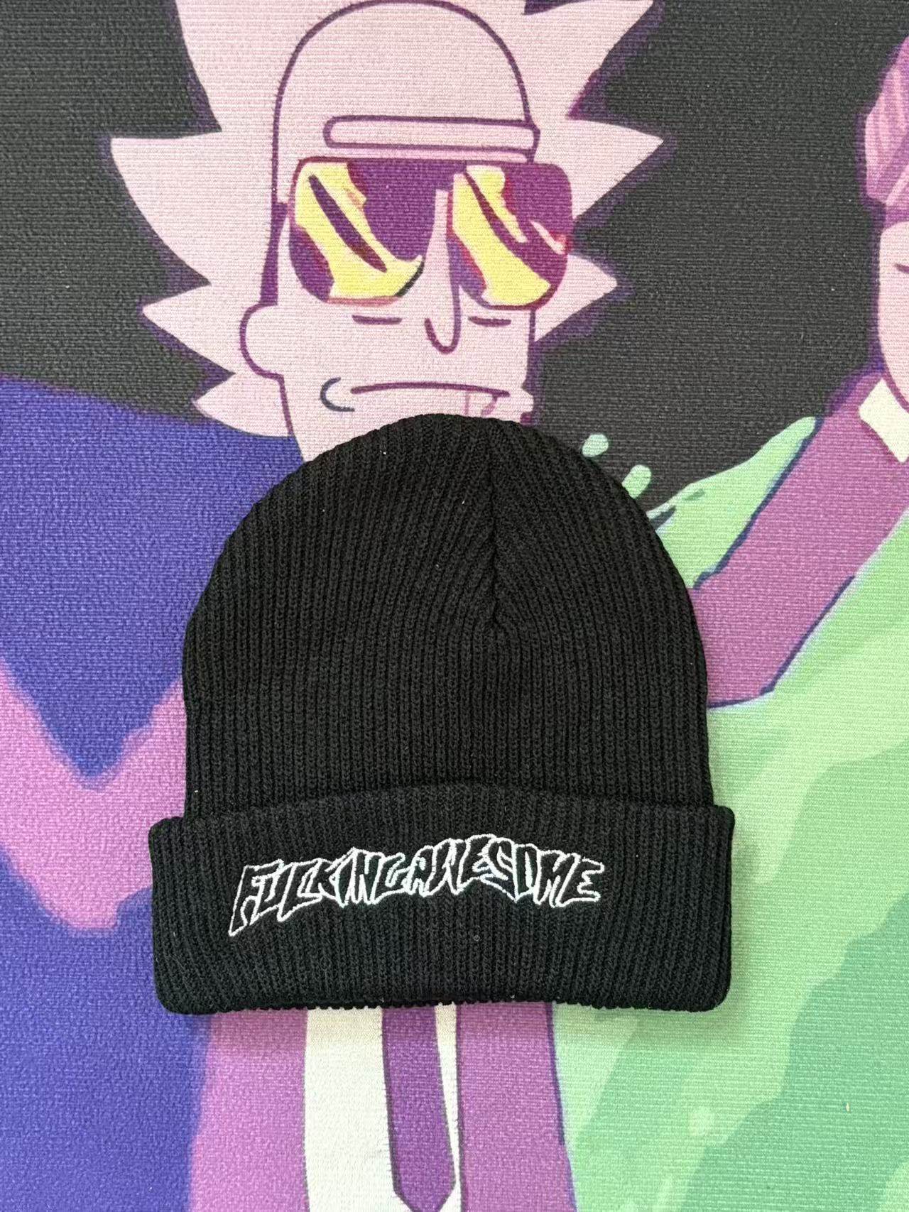 Retro Print Knitted Beanie