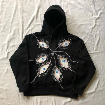 Retro print zipper top