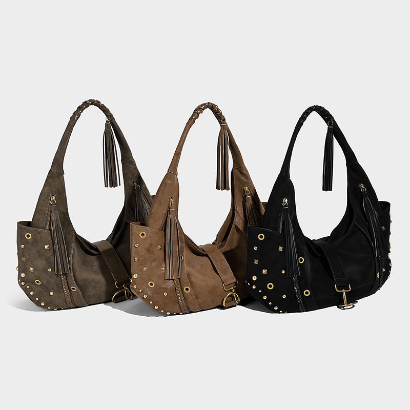 Retro PU Leather Shoulder Bag