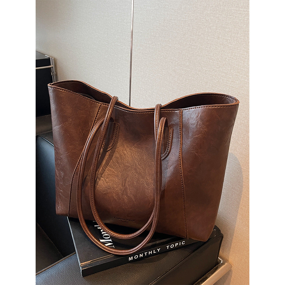 Retro PU Shoulder Bag for Women