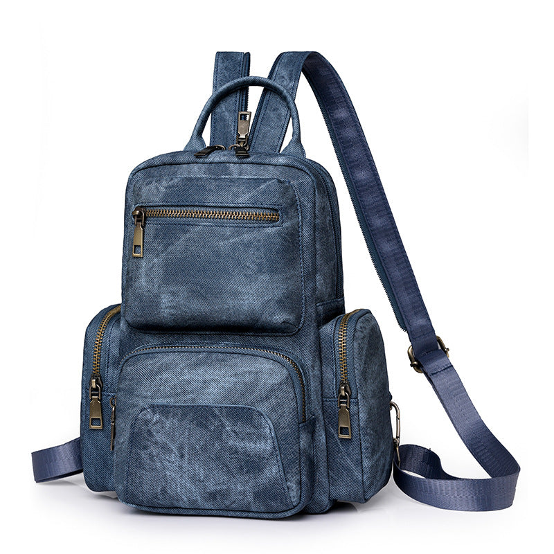 Retro PU small backpack