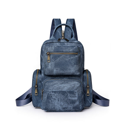 Retro PU small backpack