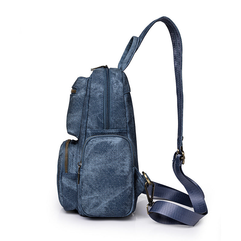 Retro PU small backpack
