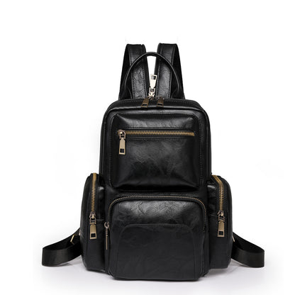 Retro PU small backpack